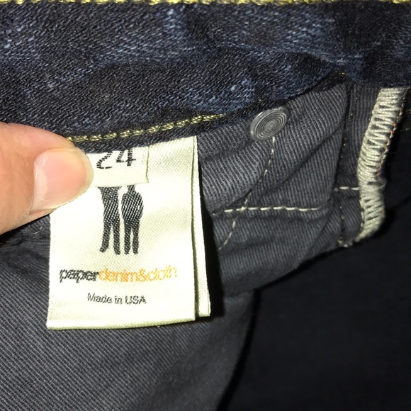 Paperdenim&cloth Jeans 2-Tru-32 Black Sunkist. 24W - Picture 6 of 8